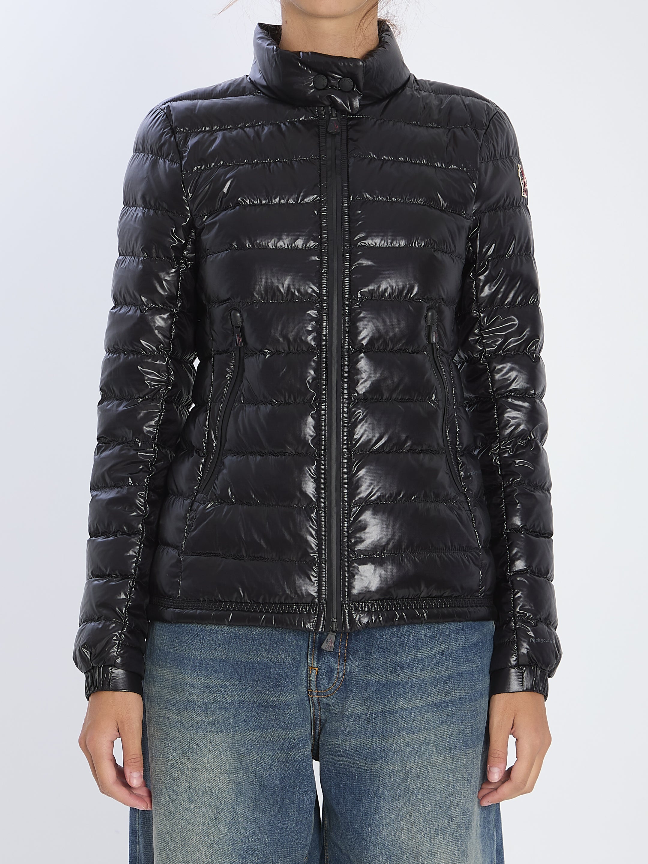 MONCLER Women's Packable Down Jacket with Two-Way Zip Closure
