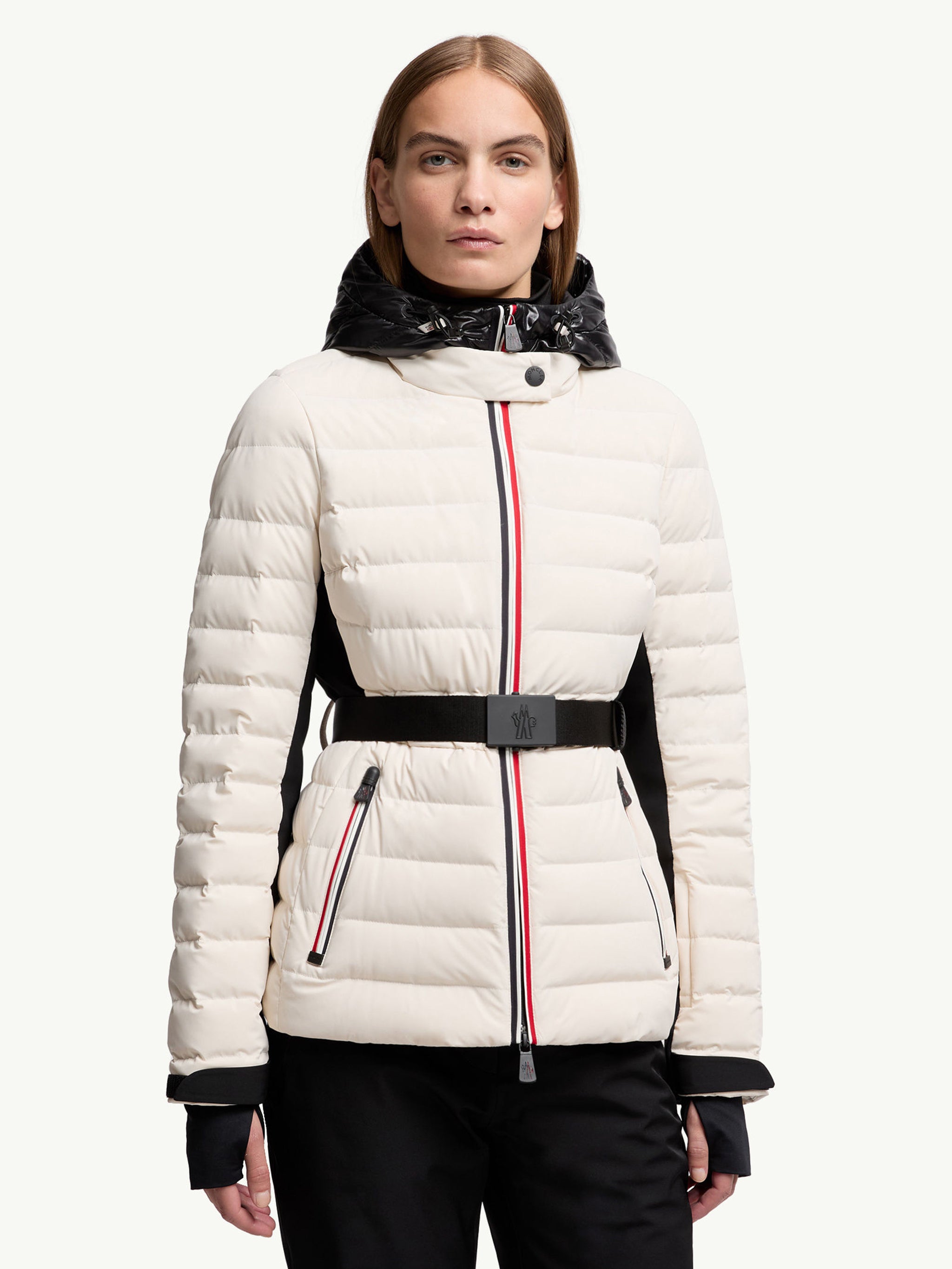 MONCLER Women's Ski Jacket with Adjustable Hood - Size 1