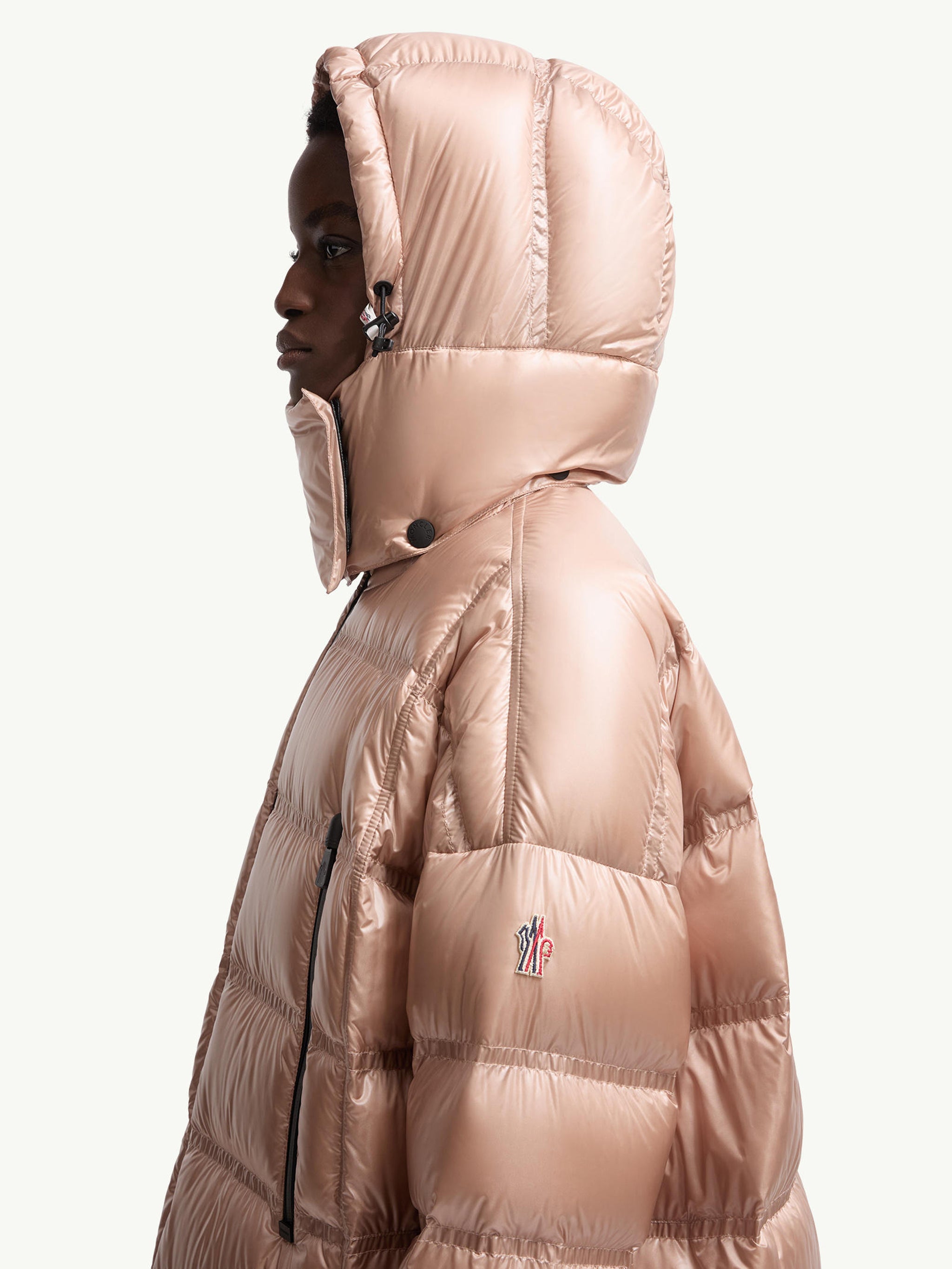 MONCLER Hooded Long Down Jacket Size 1