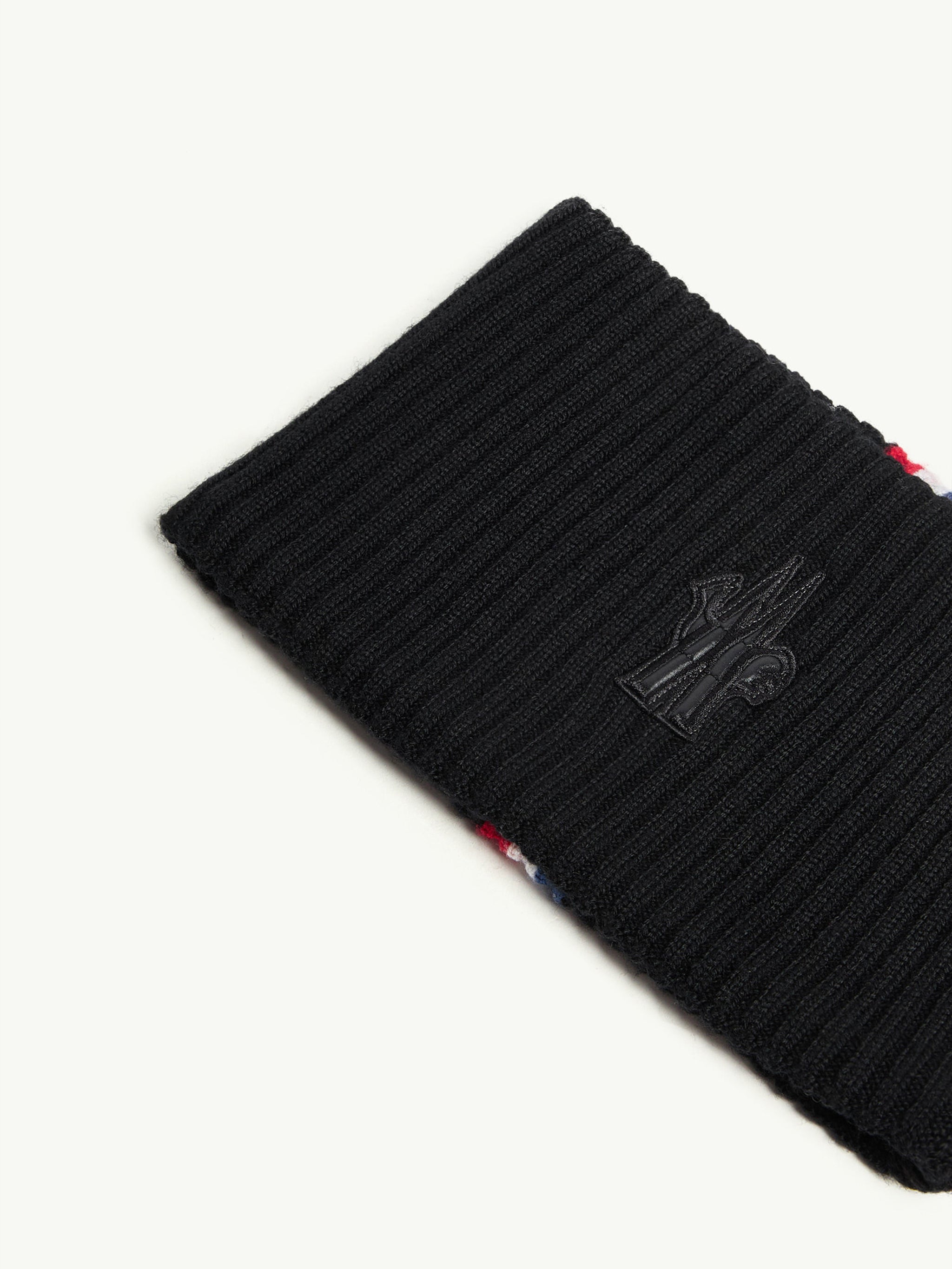 MONCLER Wool Headband - Tricolour Detail