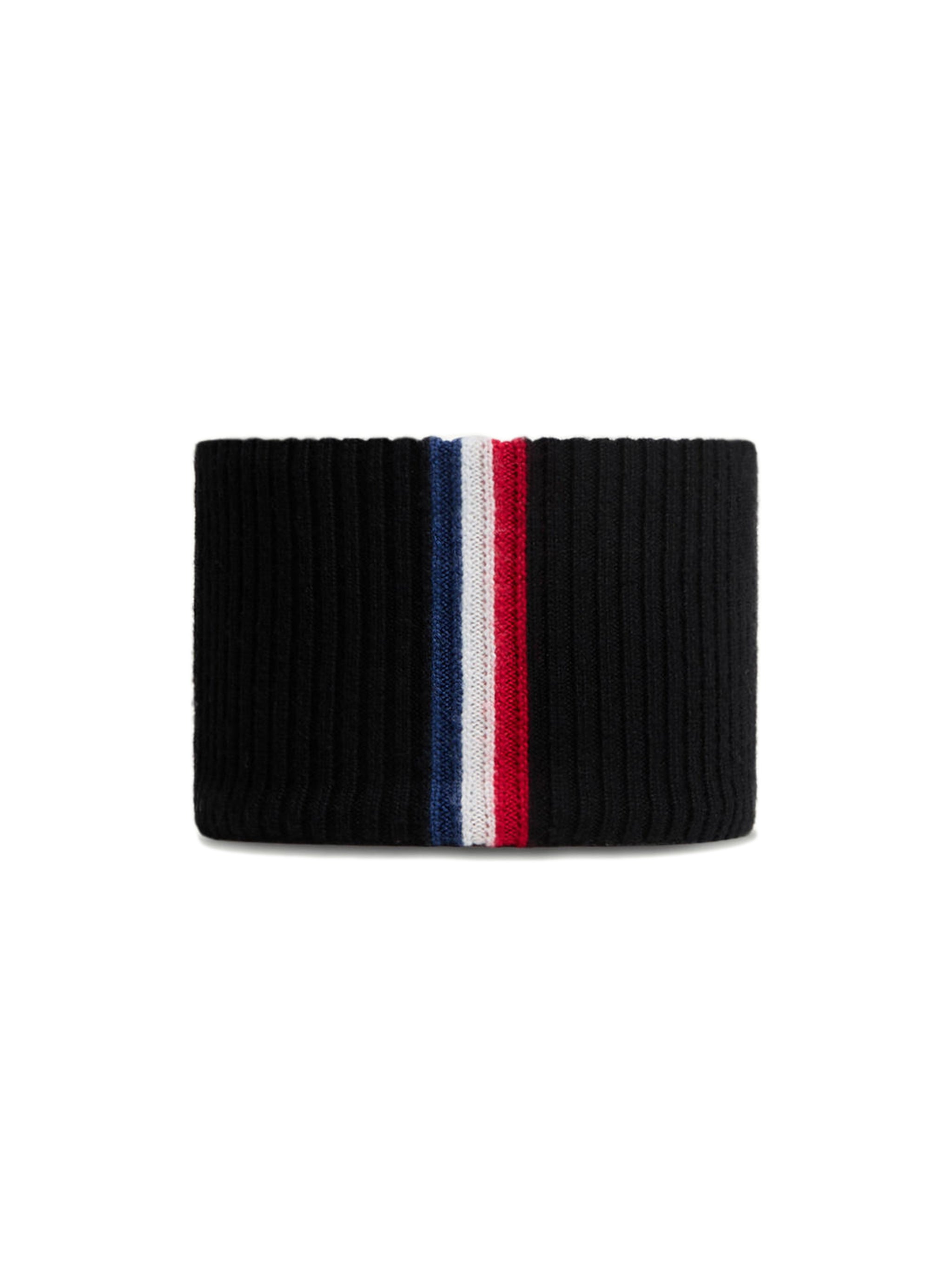 MONCLER Wool Headband - Tricolour Detail