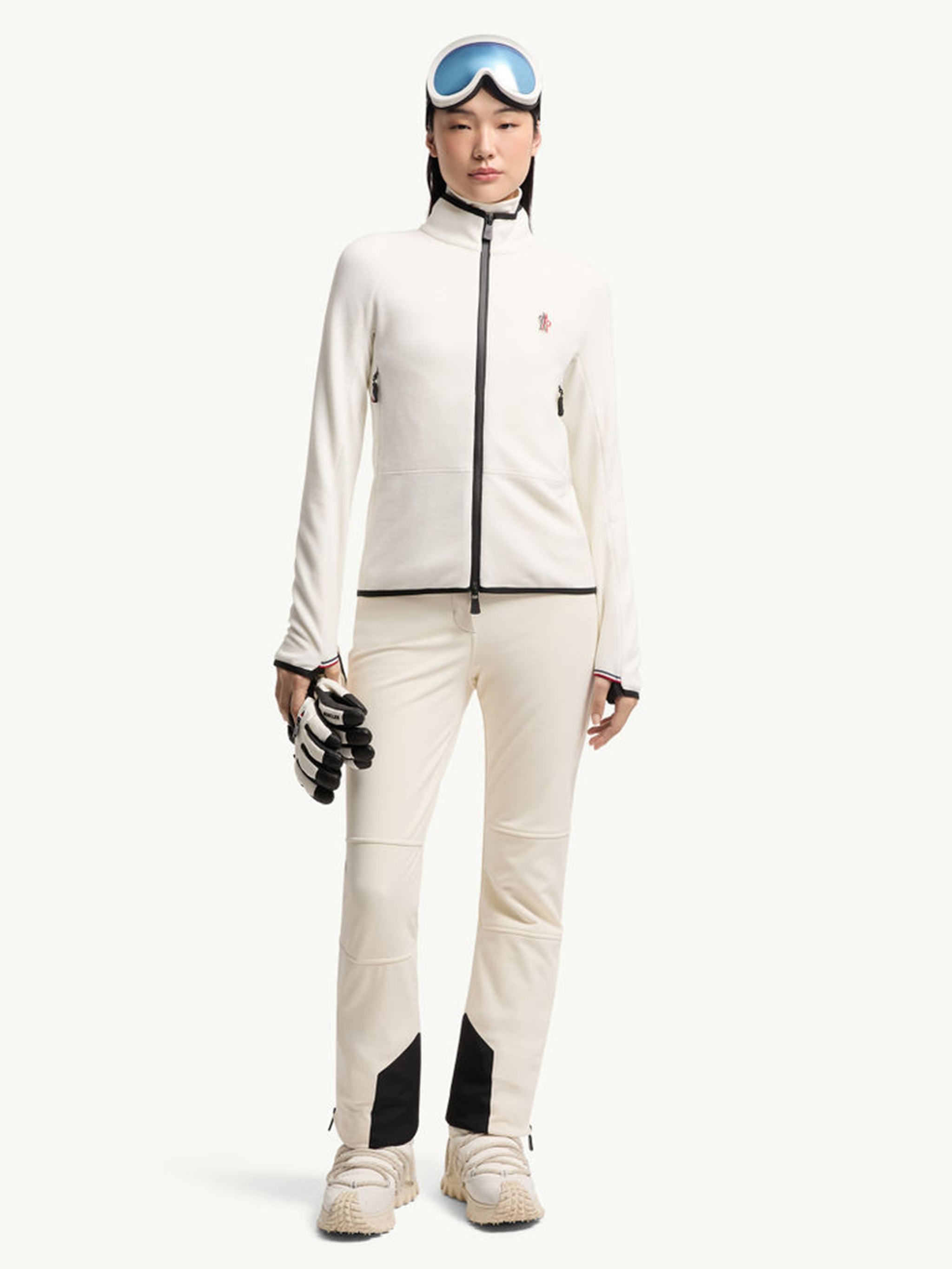 MONCLER Women's Zip-Up Fleece Sweatshirt