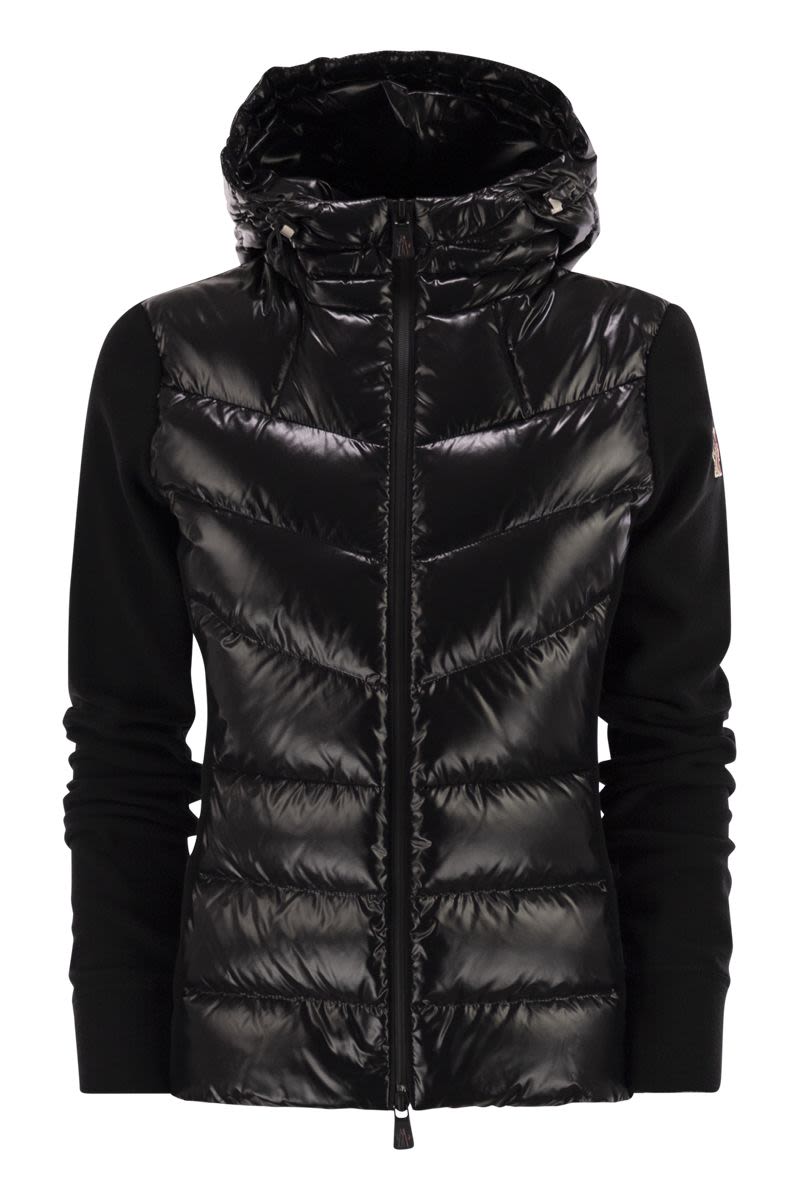 MONCLER GRENOBLE Comfortable Zip-Up Polar Fleece Hoodie with Hood