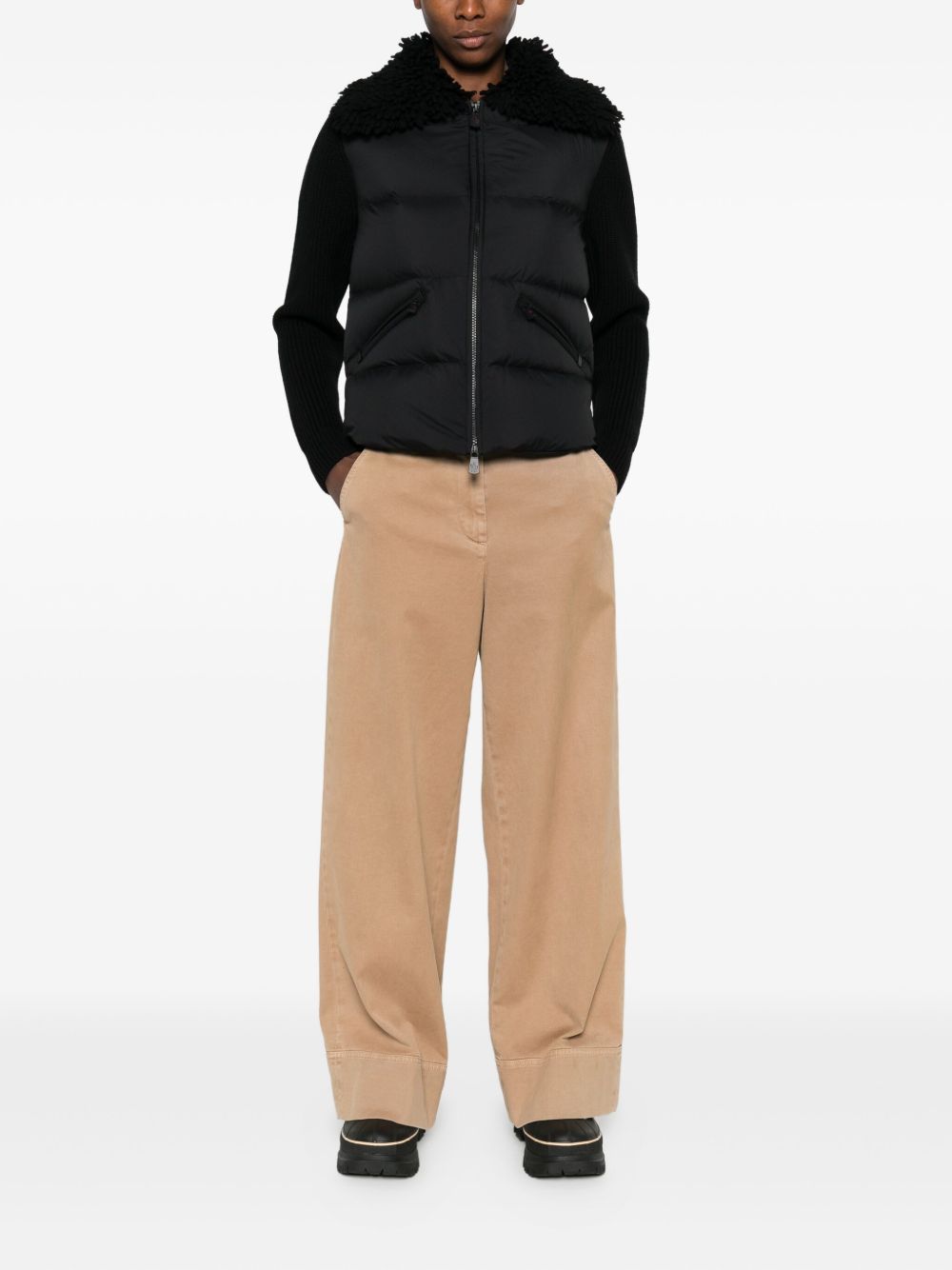 MONCLER GRENOBLE Zip Knit Jacket for Women