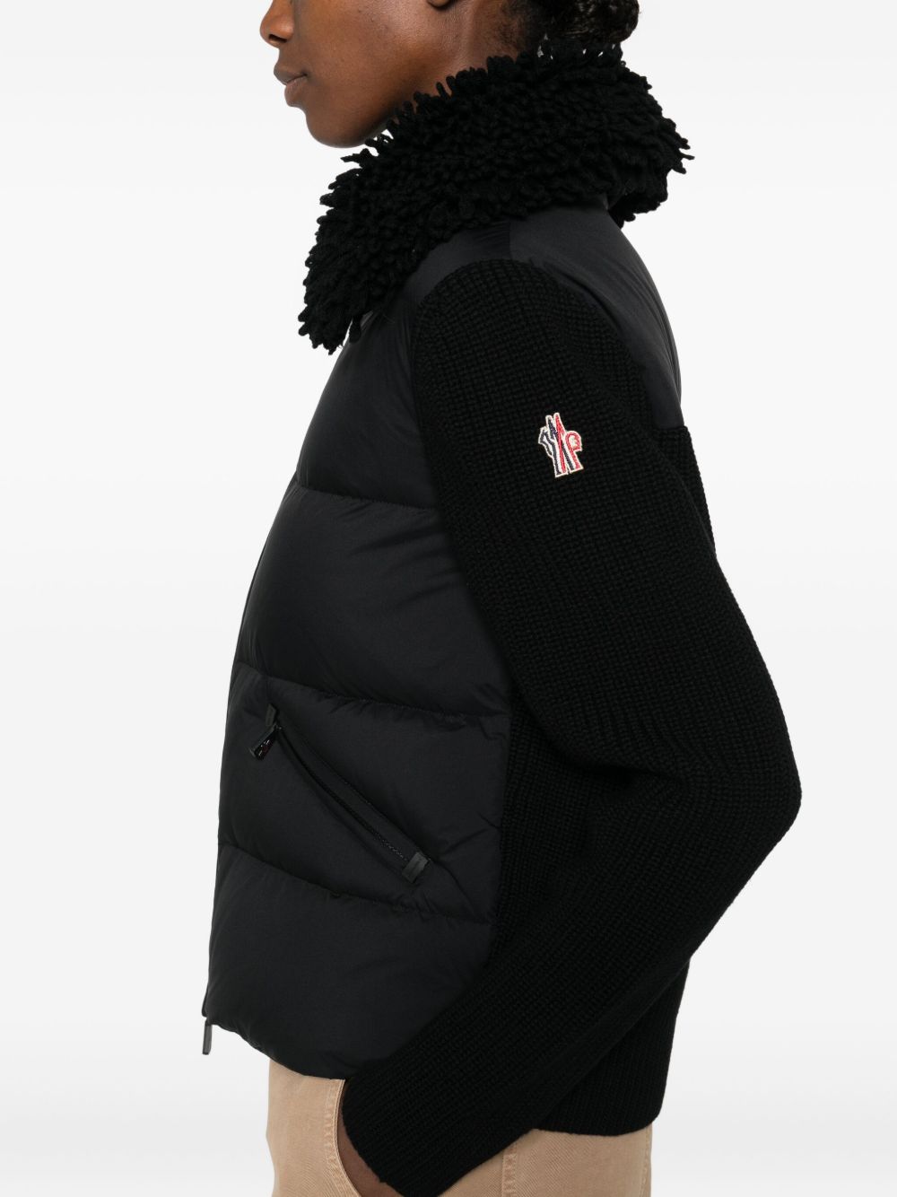 MONCLER GRENOBLE Zip Knit Jacket for Women