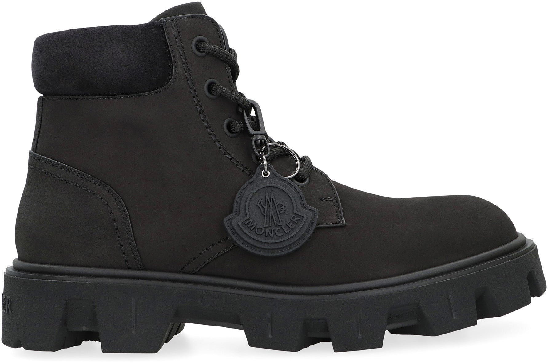 MONCLER Sturdy Lace-Up Boots for Men - Peak City Collection