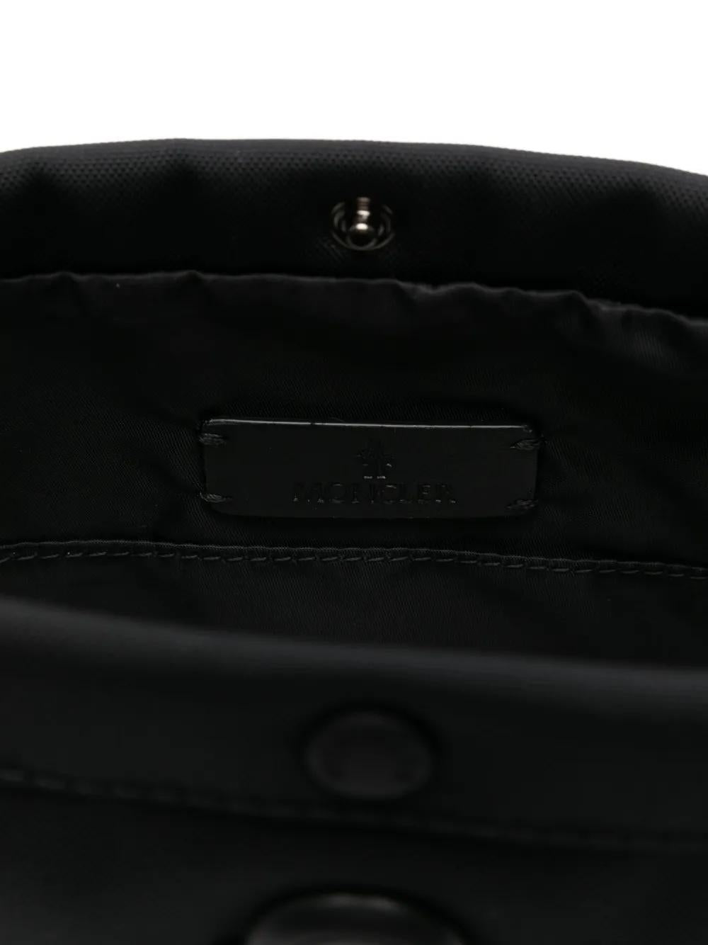 MONCLER Technical Fabric Crossbody Handbag - 28 CM