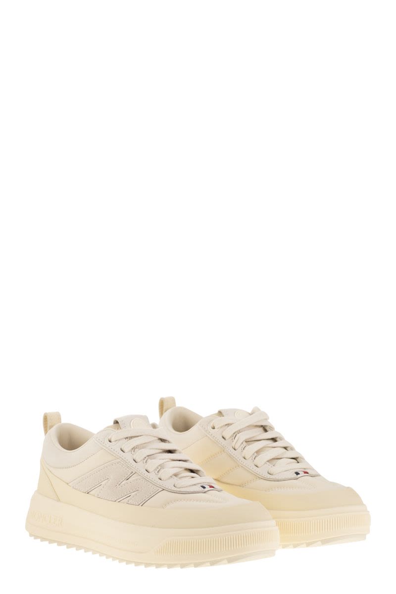 MONCLER Suede and Nubuck Leather Trainer