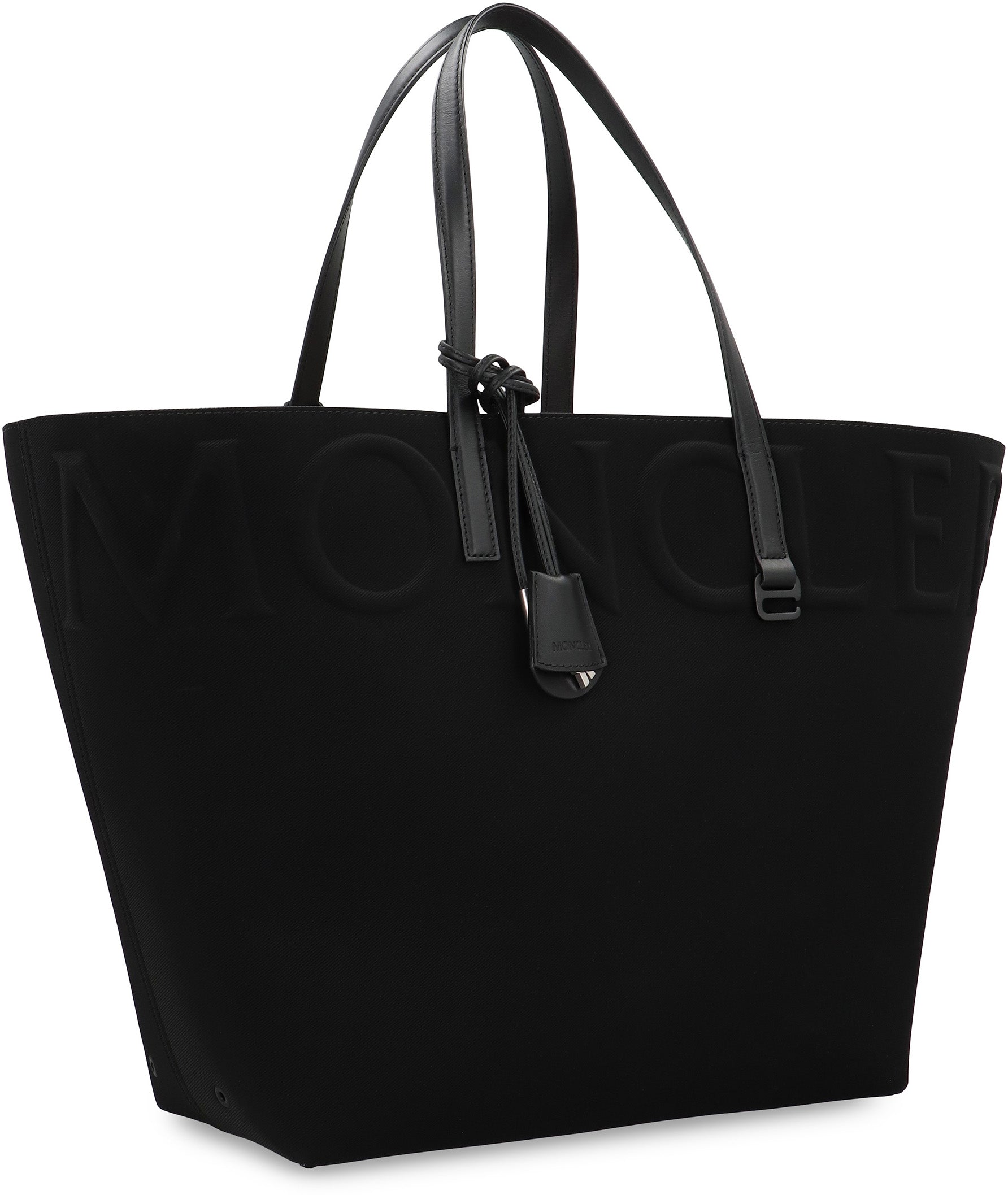 MONCLER Durable Tote Handbag with Leather Accents - 38x38.5x17 cm