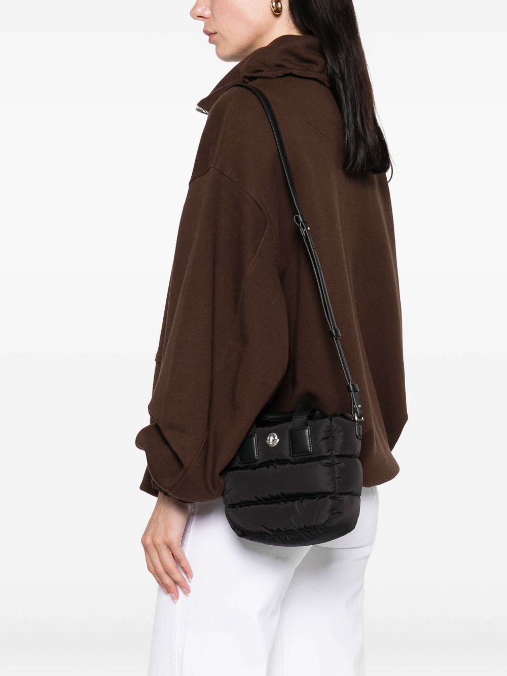 MONCLER Mini Fabric Crossbody Handbag