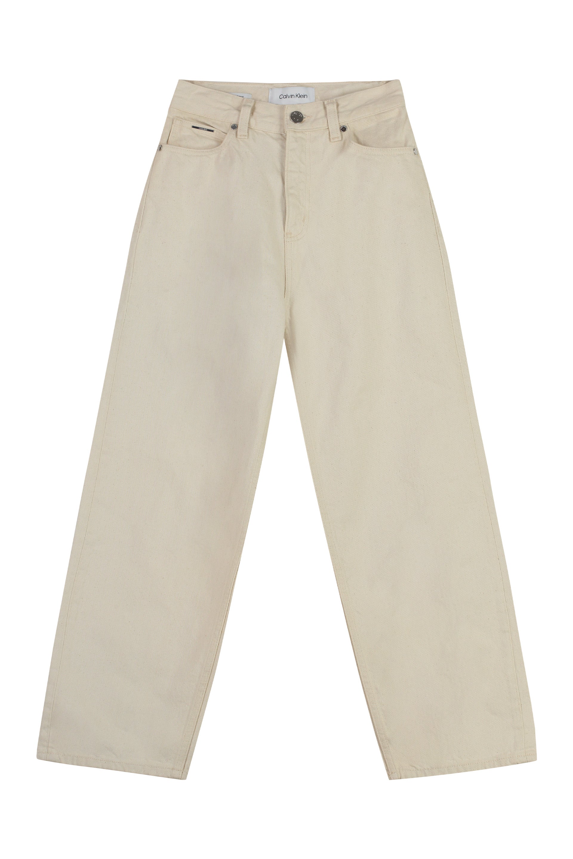 CALVIN KLEIN Wide-Leg Organic Cotton Jeans