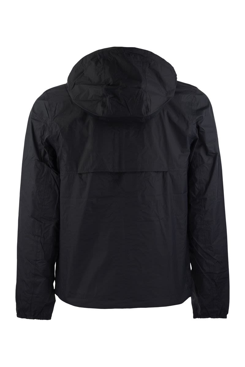 K-WAY Men's Reversible Hooded Jacket - Short and Stylish