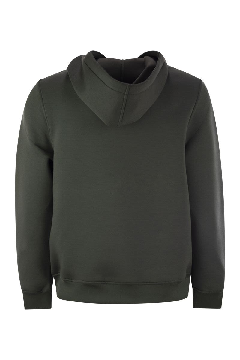 K-WAY Men's Lightweight Hoodie with Adjustable Hood and Pouch Pockets