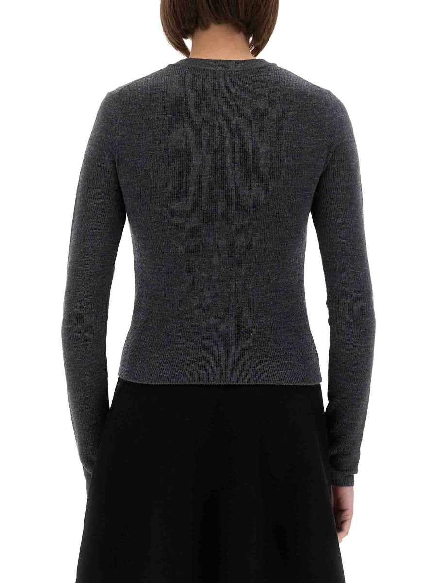 GANNI Jacquard Wool Cardigan for Women