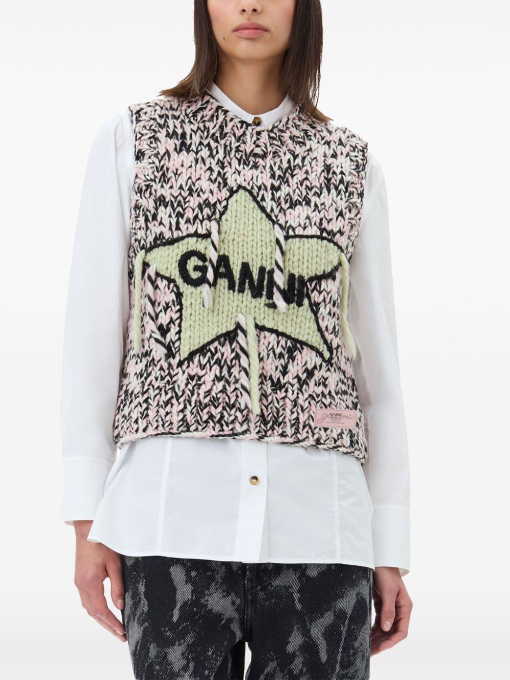 GANNI Wool Vest - Size S