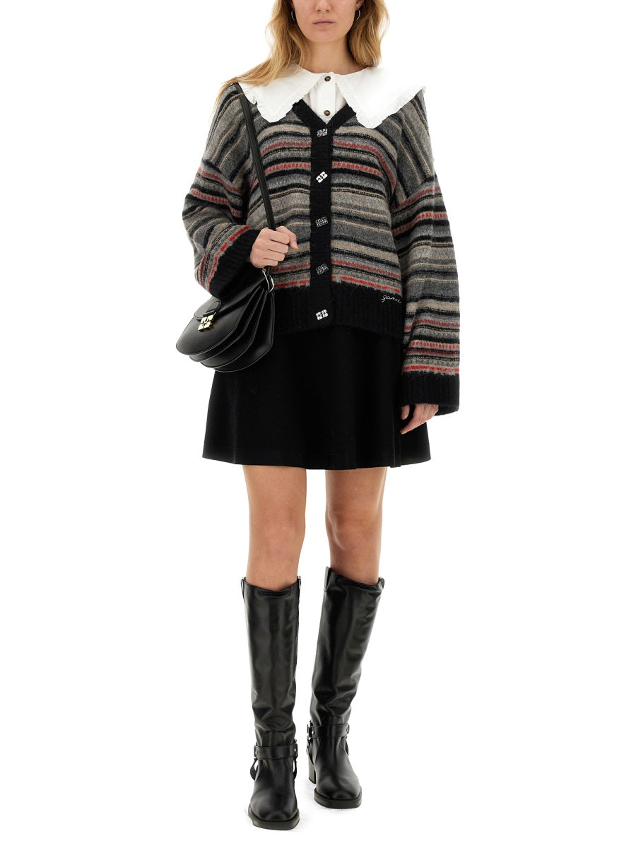 GANNI Boxy Fit Cardigan (Size S)