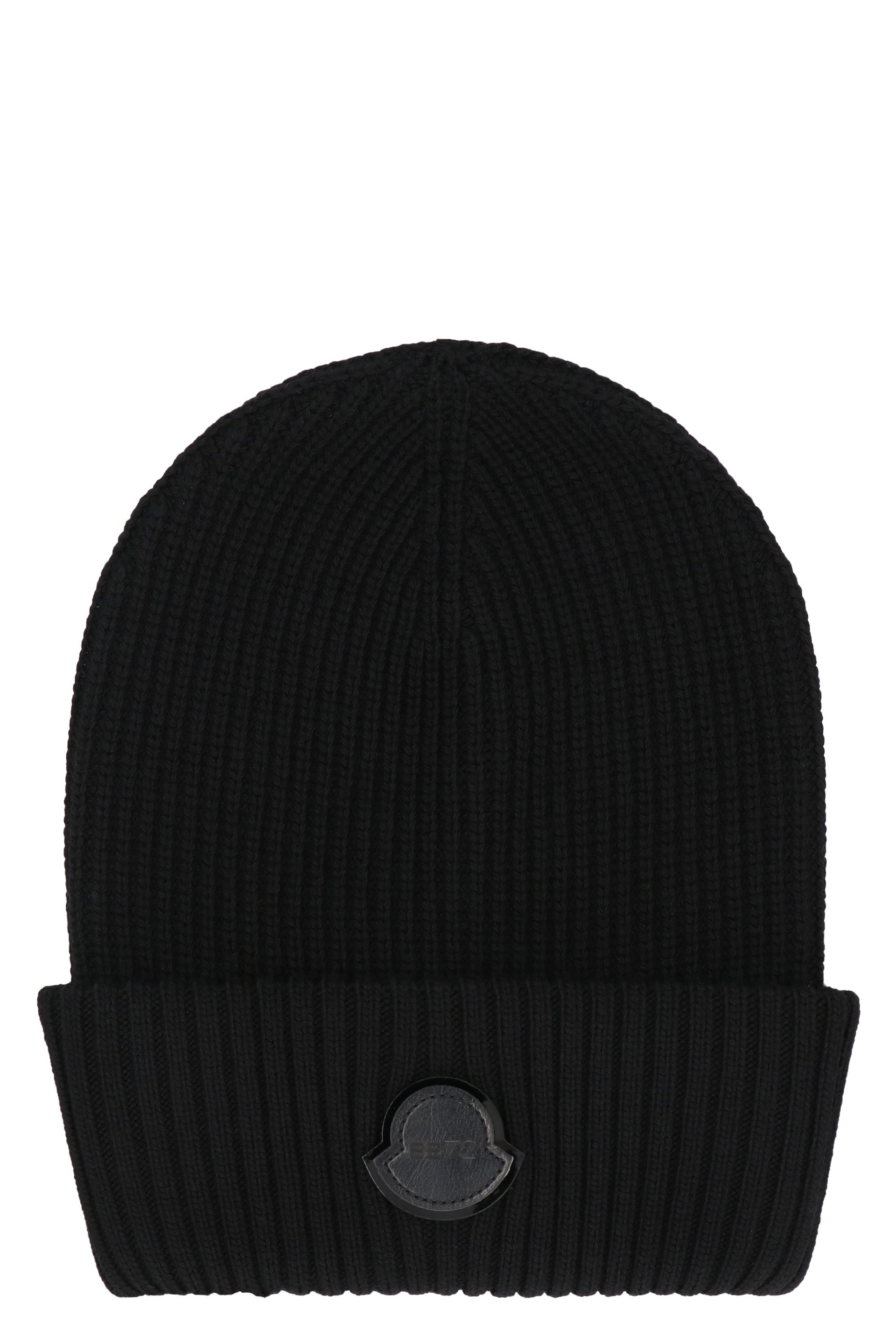 MONCLER GENIUS Genius Logo Wool Beanie
