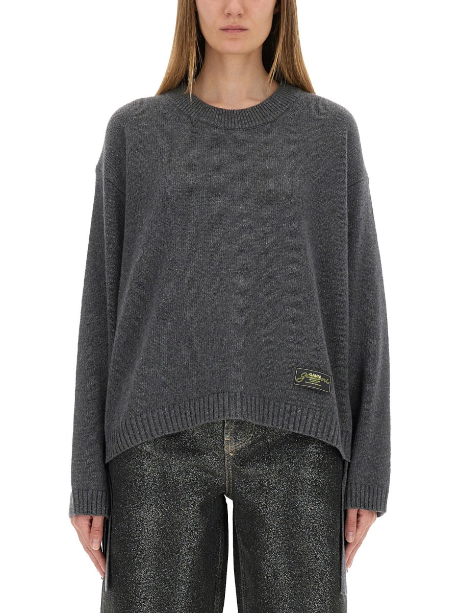 GANNI Recycled Wool Sweater for Women