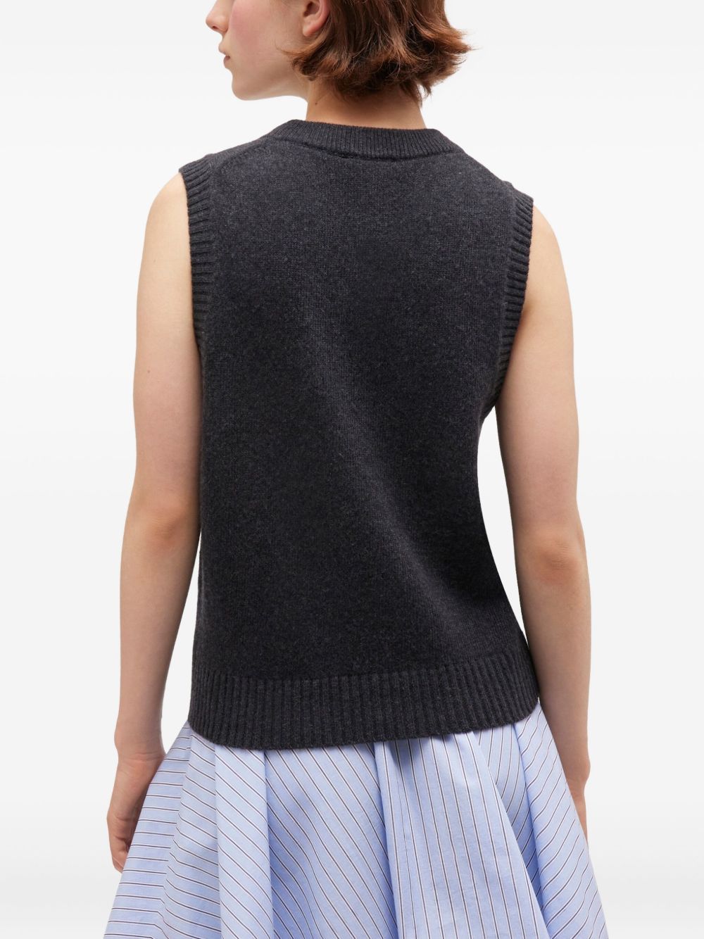 GANNI Wool Blend Vest for Women