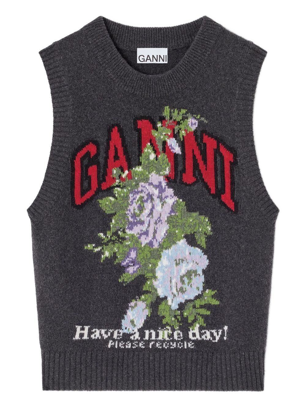 GANNI Wool Blend Vest for Women