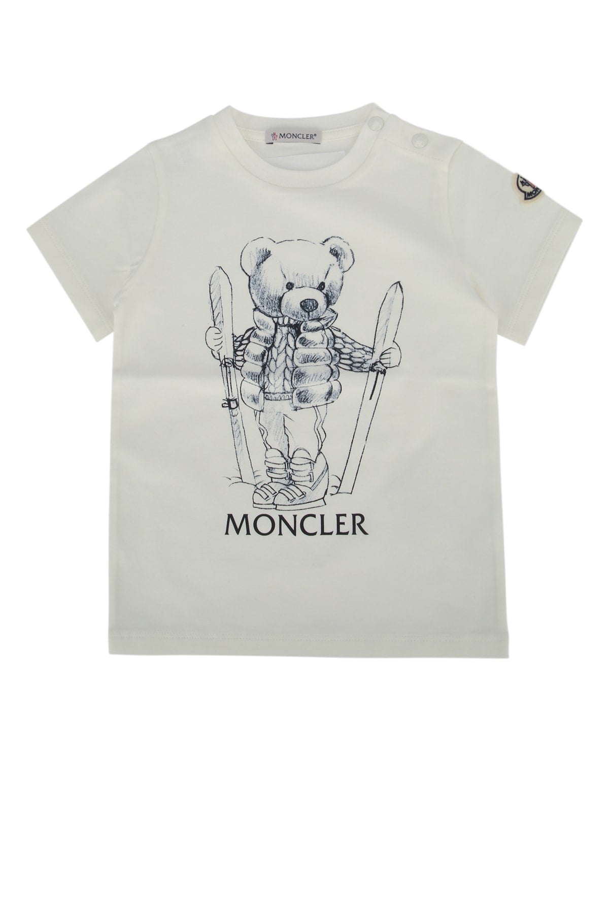 MONCLER KIDS Mini Boy's Premium Cotton Short Sleeve T-Shirt