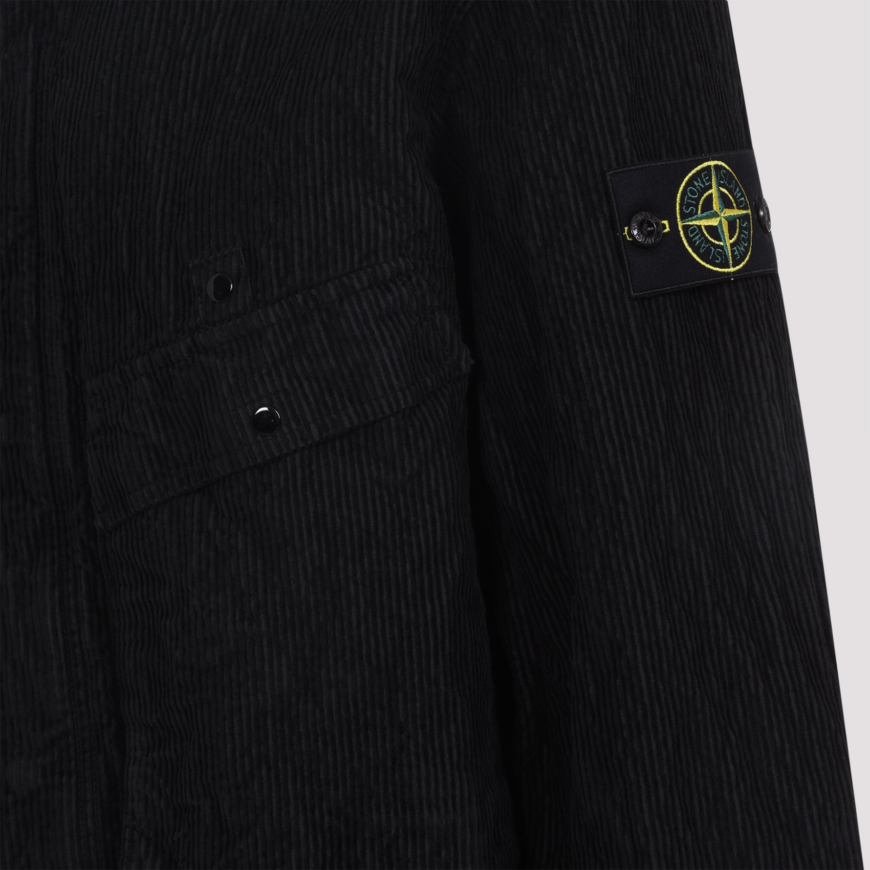 STONE ISLAND Corduroy Velvet Overshirt for Men - FW25