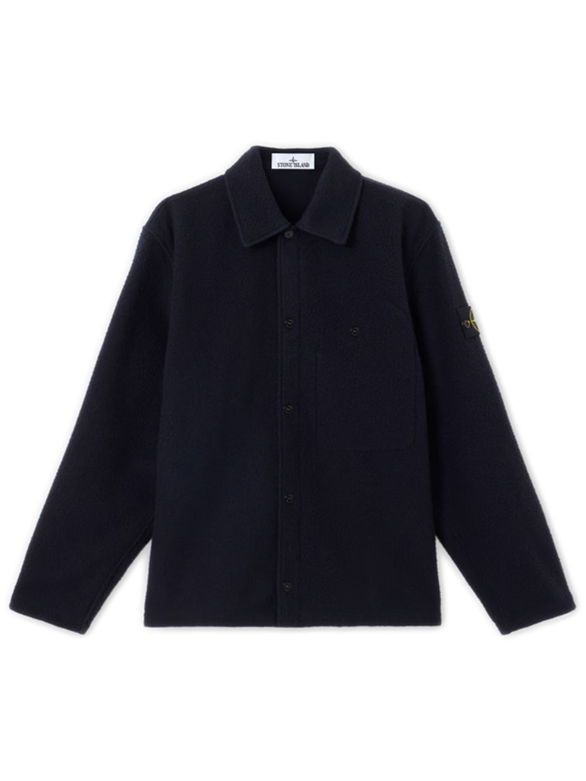 STONE ISLAND Classic Wool Overshirt for Men FW25