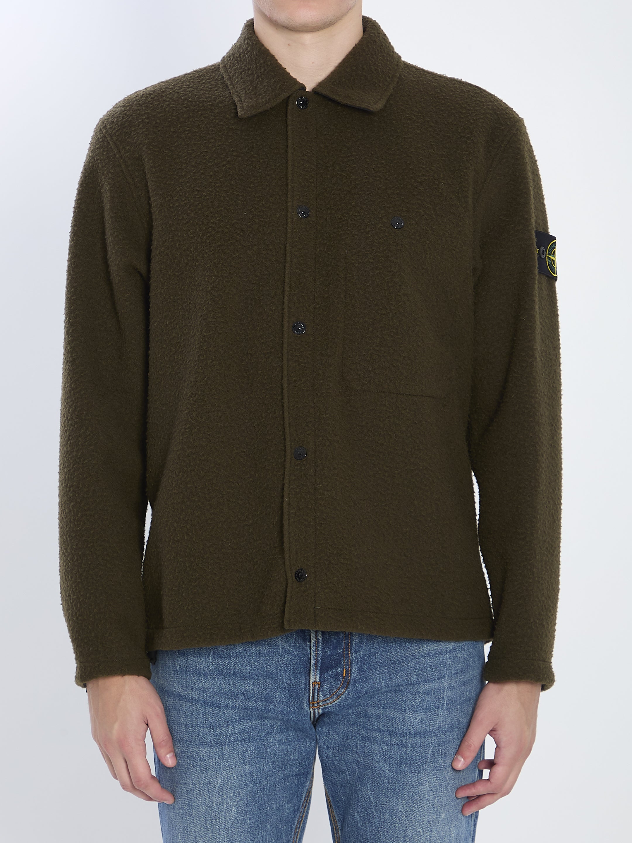 STONE ISLAND Men's Performance Flannel Jacket - Size M