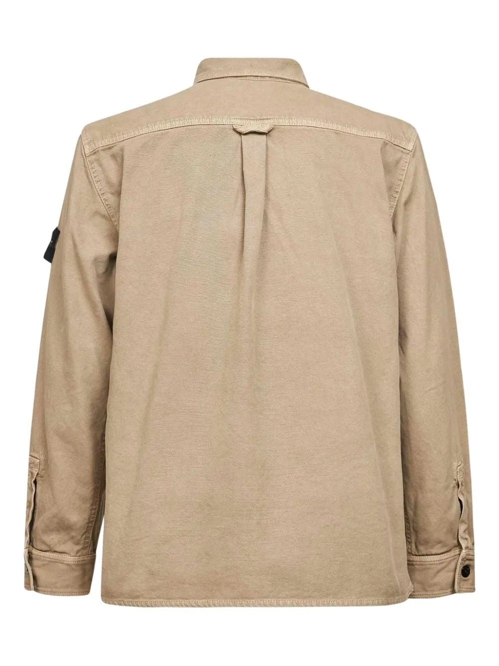STONE ISLAND Desert Sand Cotton Shirt - Stylish Mini Fit for Men