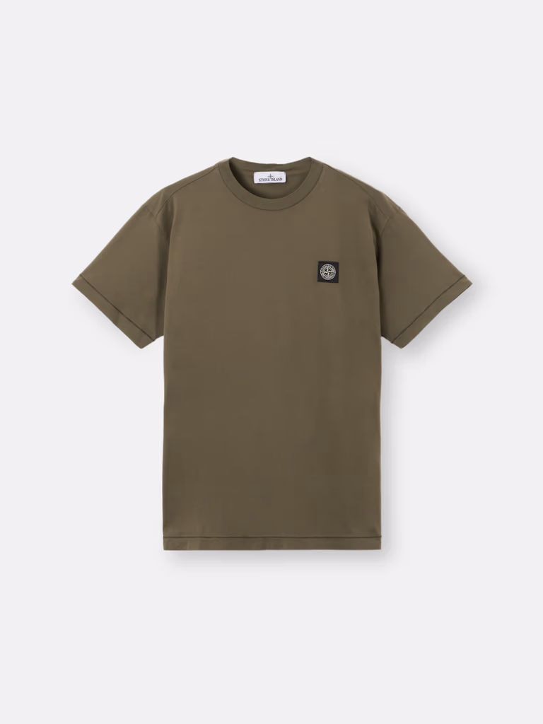 STONE ISLAND Slim Fit T-Shirt with Compass Logo Patch - Size M
