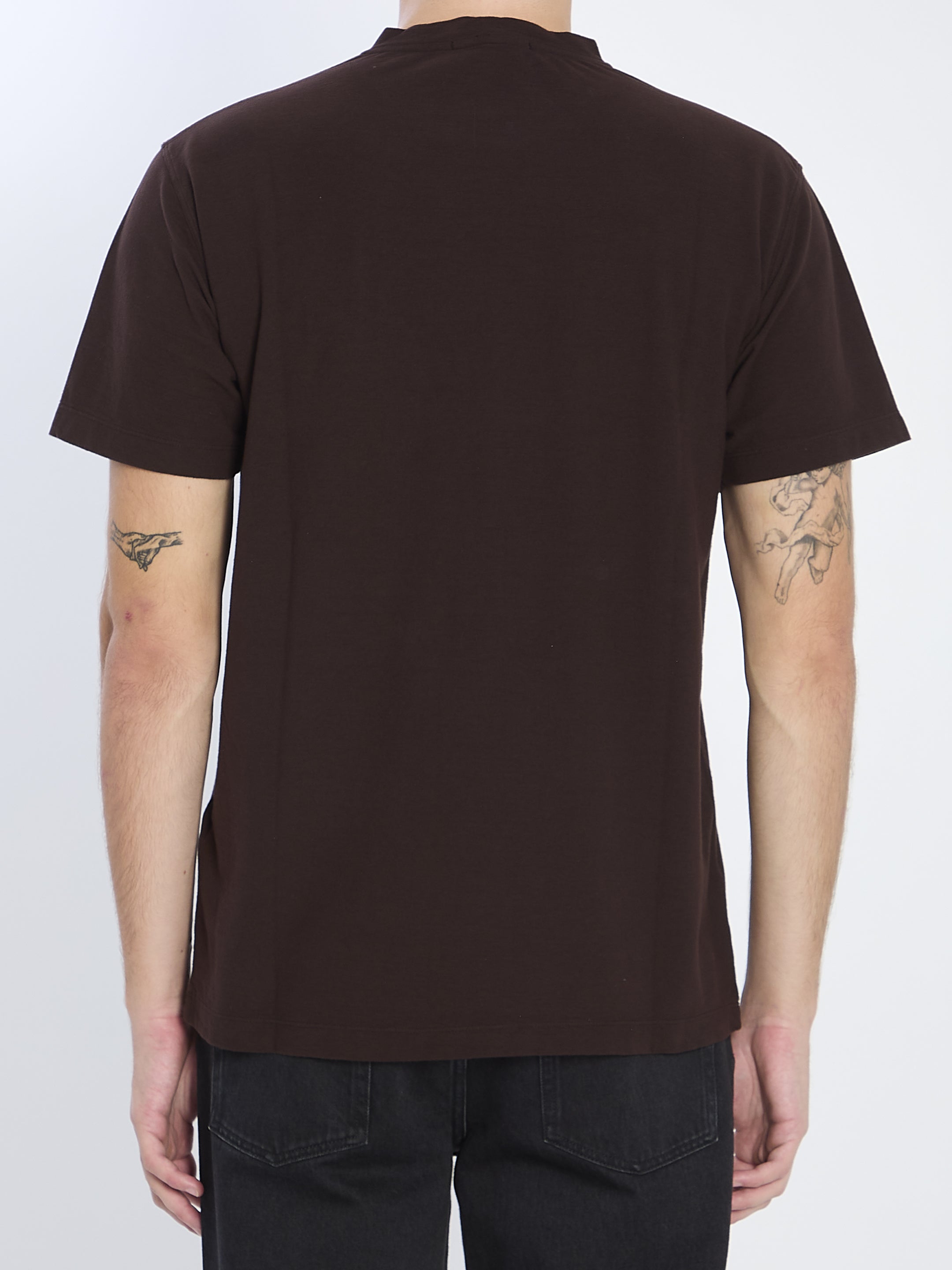 STONE ISLAND Men's Slim Fit Cotton T-Shirt with Compass Logo - FW25
