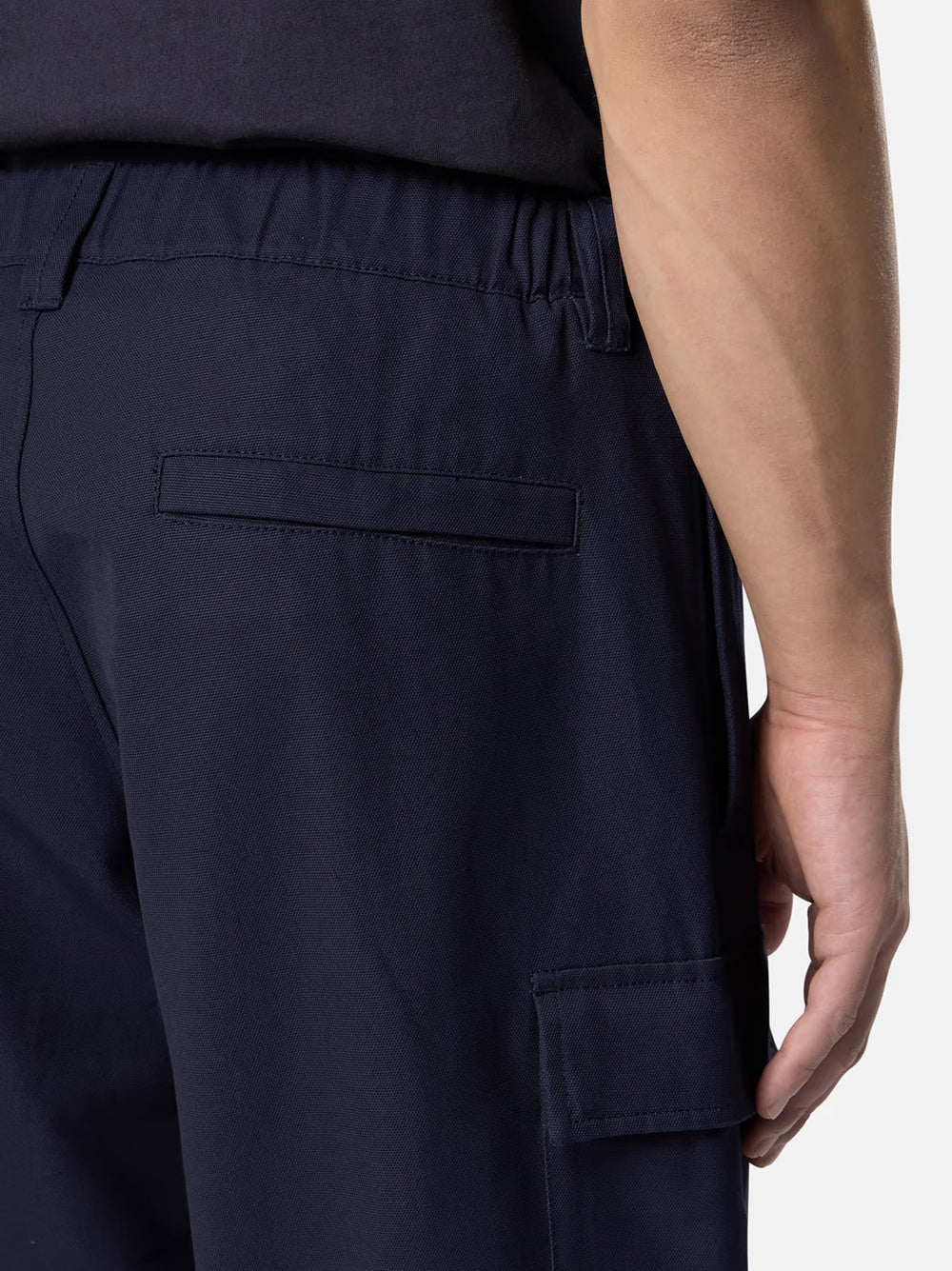 STONE ISLAND Men's Loose Fit Cargo Pants with Vertical Pockets