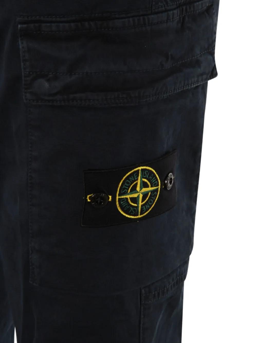 STONE ISLAND Elasticated Cargo Trousers for Men
