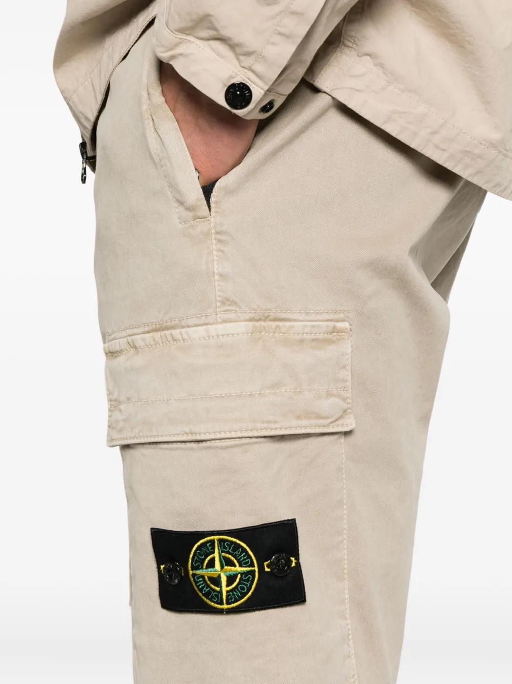 STONE ISLAND Cargo Trousers with Patch Pockets - Regular Fit