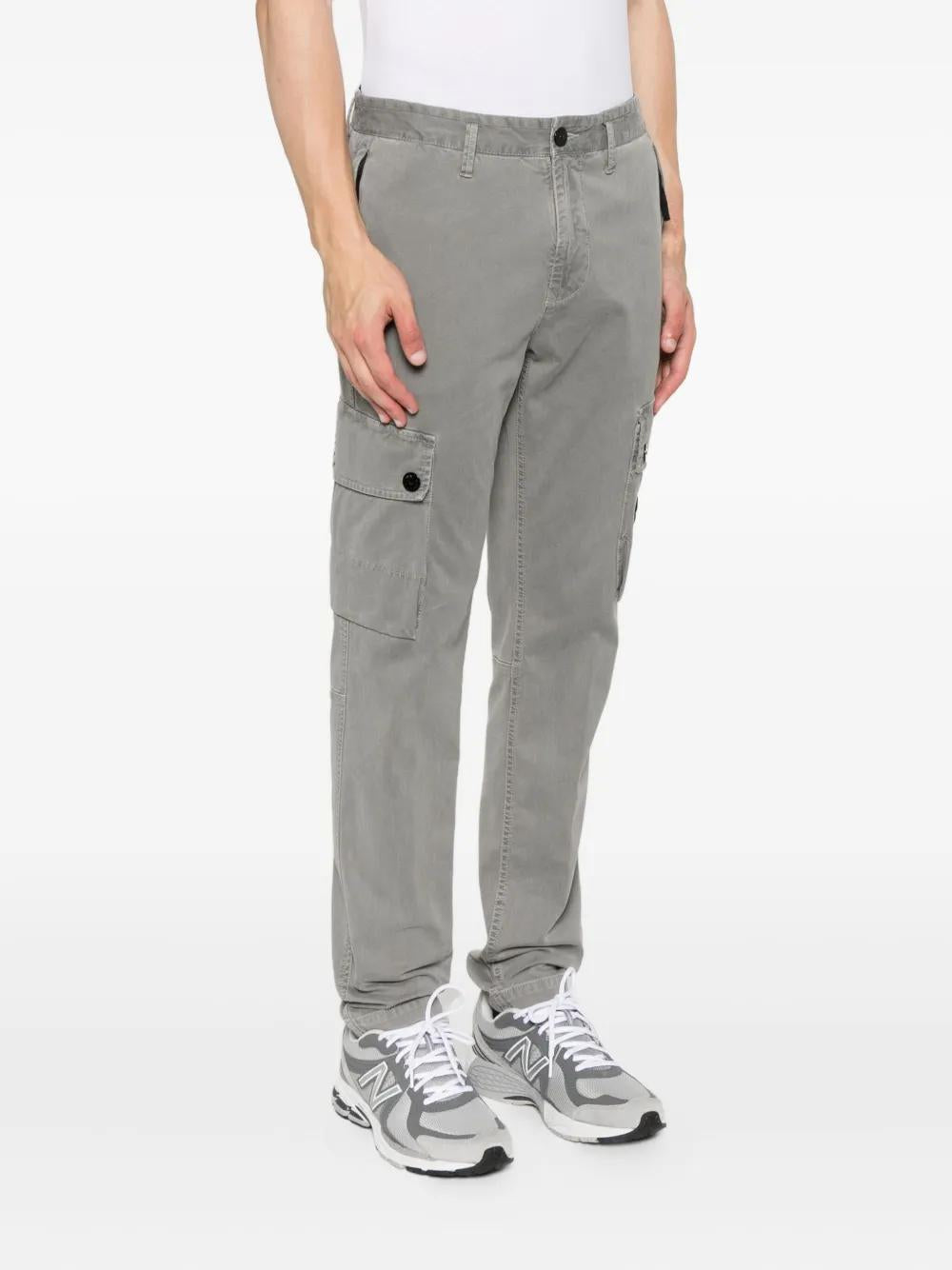 STONE ISLAND Cargo Trousers with Patch Pockets - Regular Fit