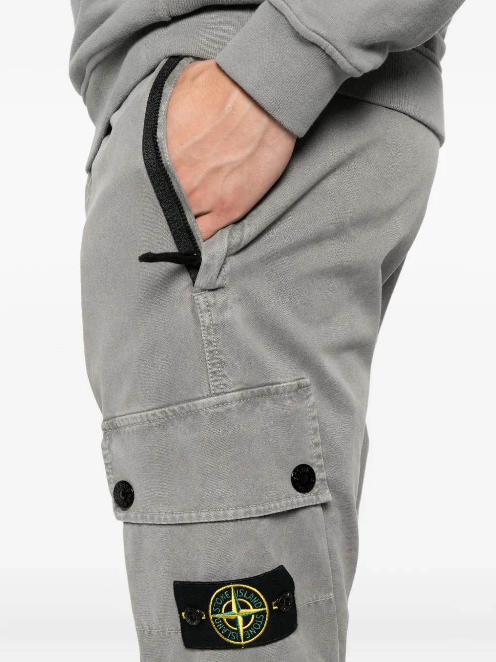 STONE ISLAND Cargo Trousers with Patch Pockets - Regular Fit
