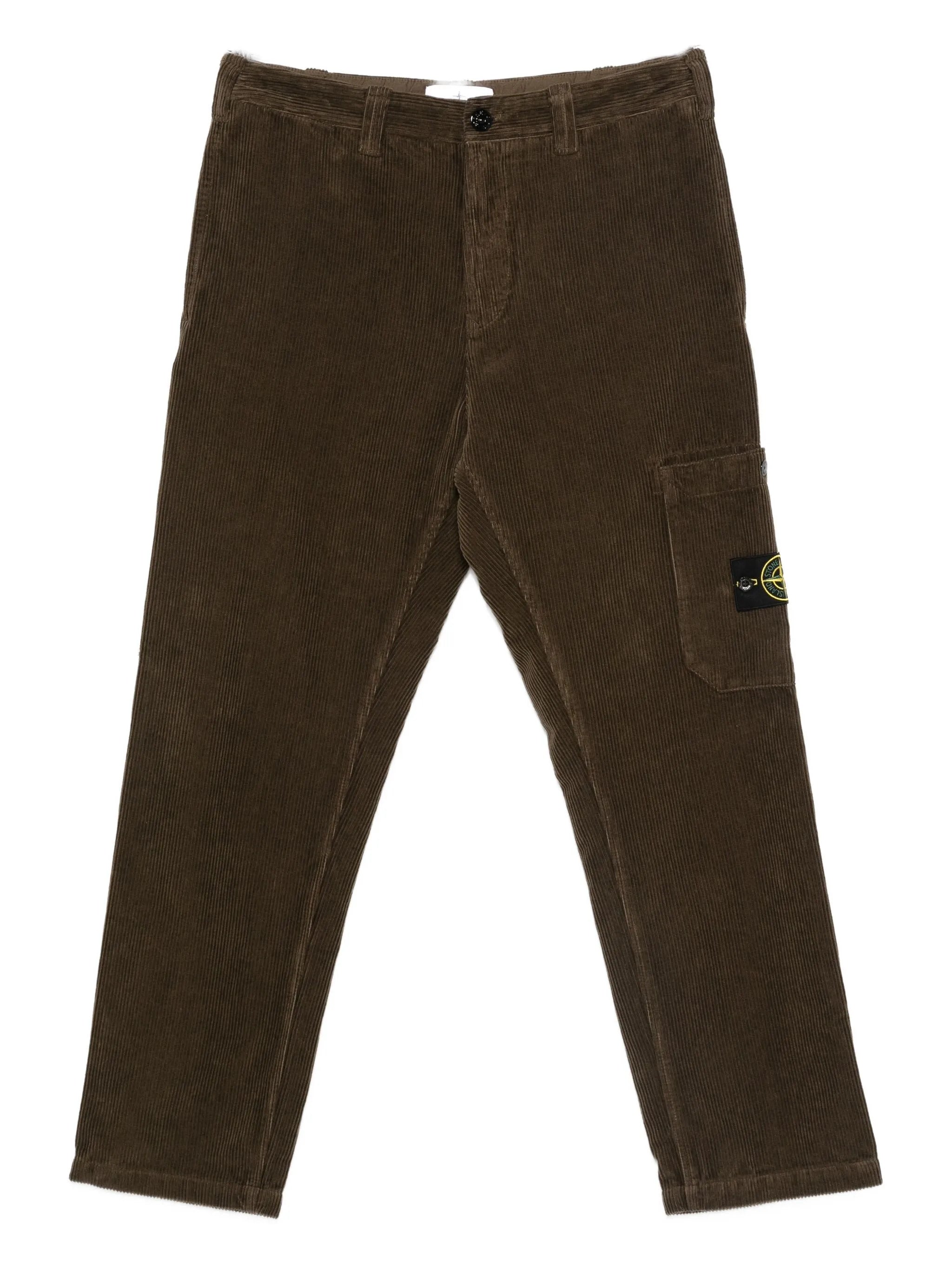 STONE ISLAND Men's Cotton Trousers - FW25 Collection