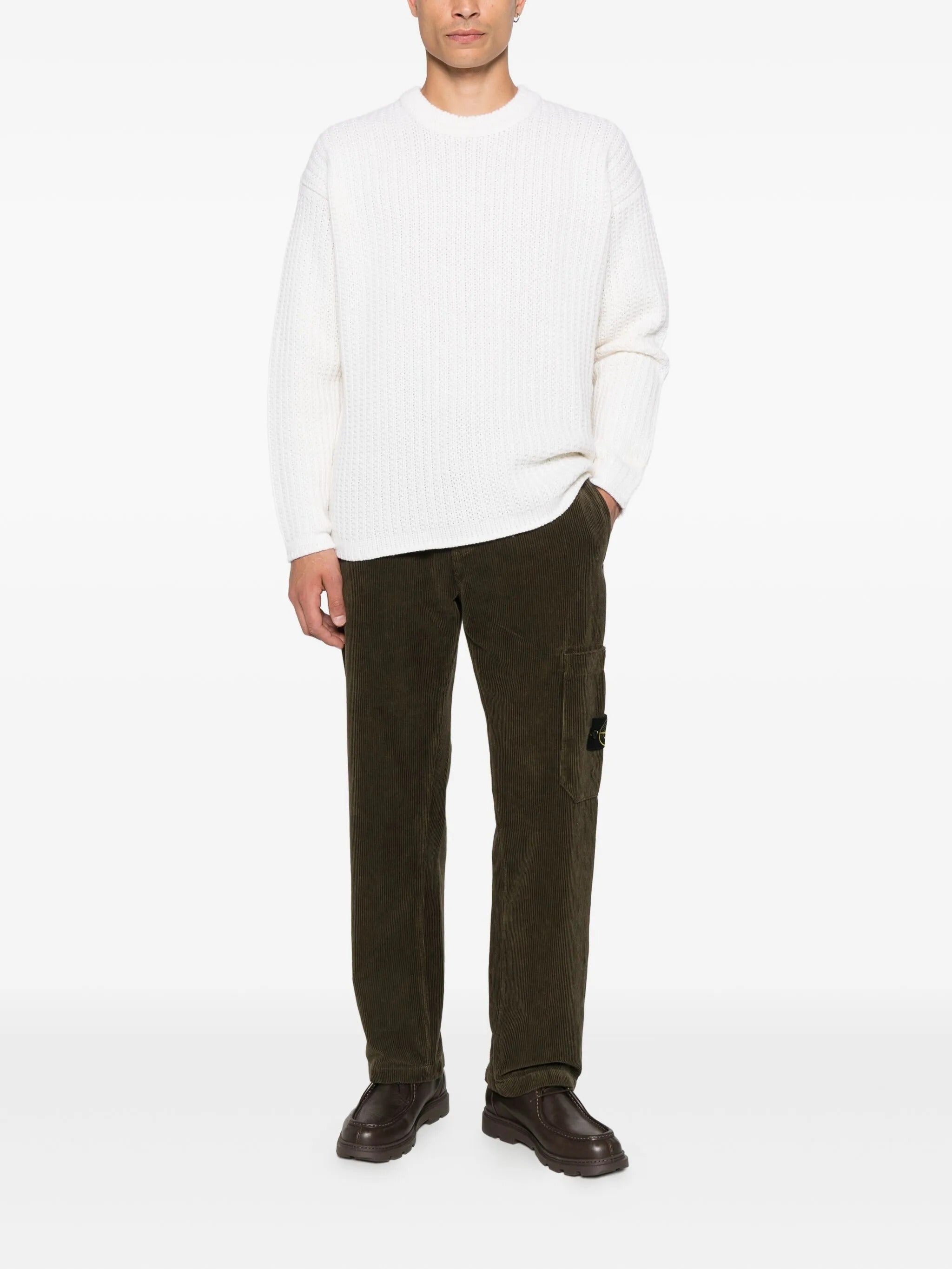 STONE ISLAND Men's Cotton Trousers - FW25 Collection