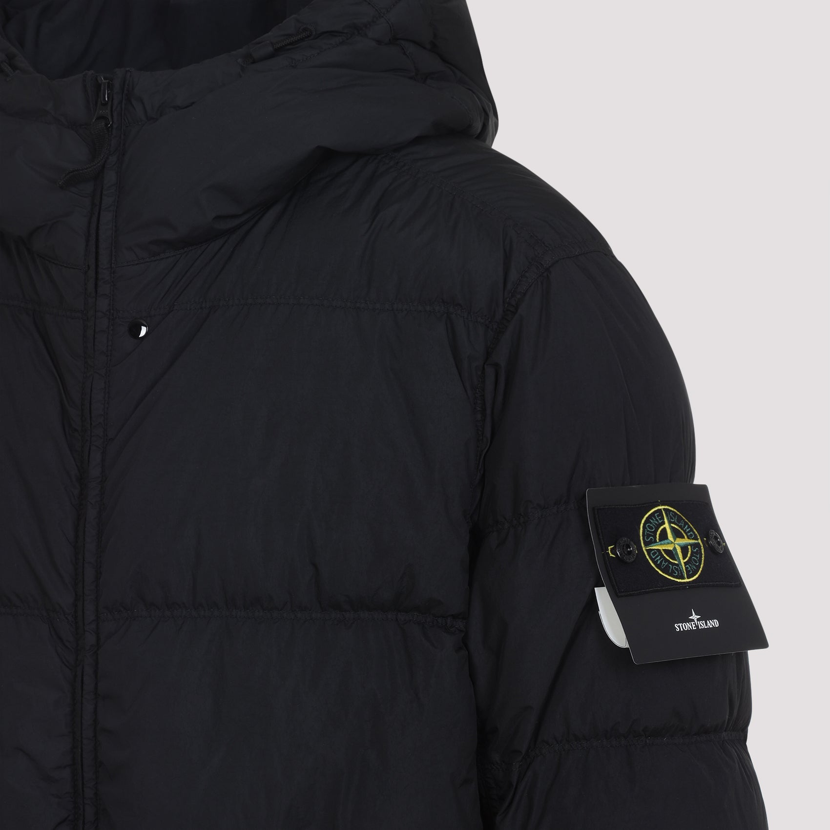 STONE ISLAND Eco-Friendly Crinkle Reps NY Recycled Nylon Short Parka Jacket - FW25