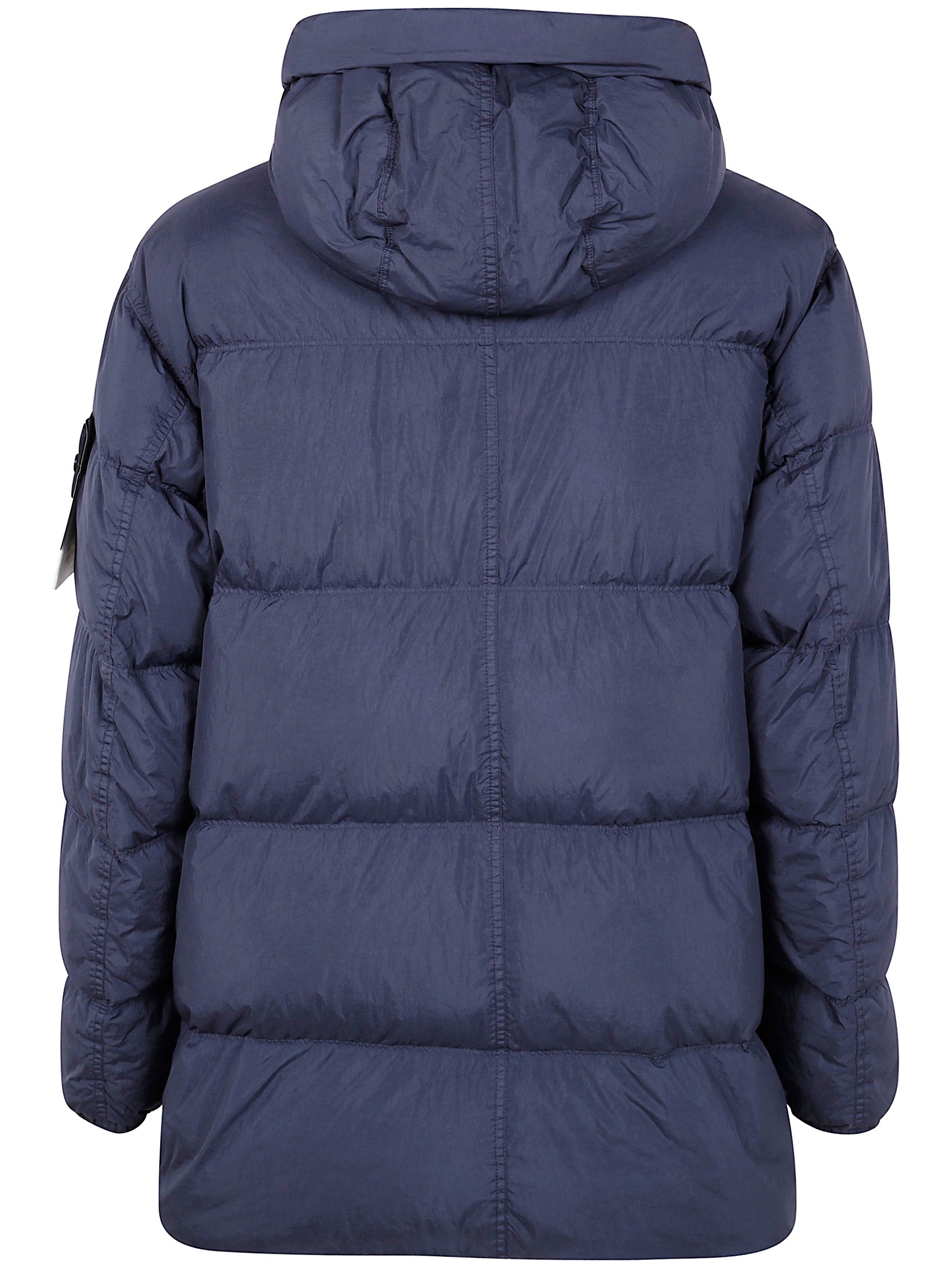 STONE ISLAND Hooded Down Parka Jacket - Size M