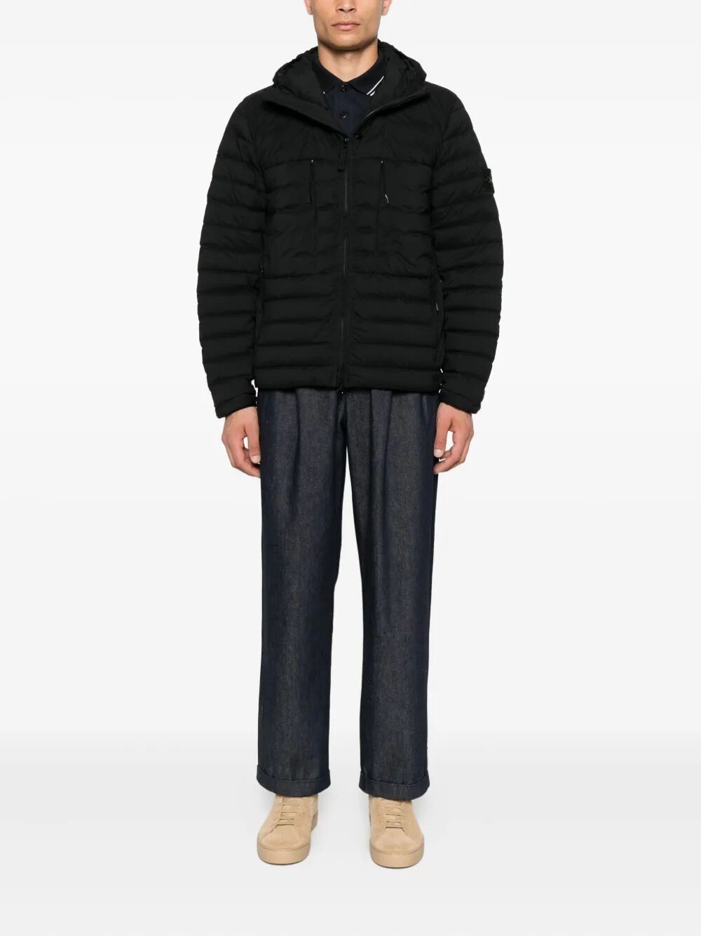 STONE ISLAND Seamless and Anti-Drop Hooded Down Jacket - FW25 Edition