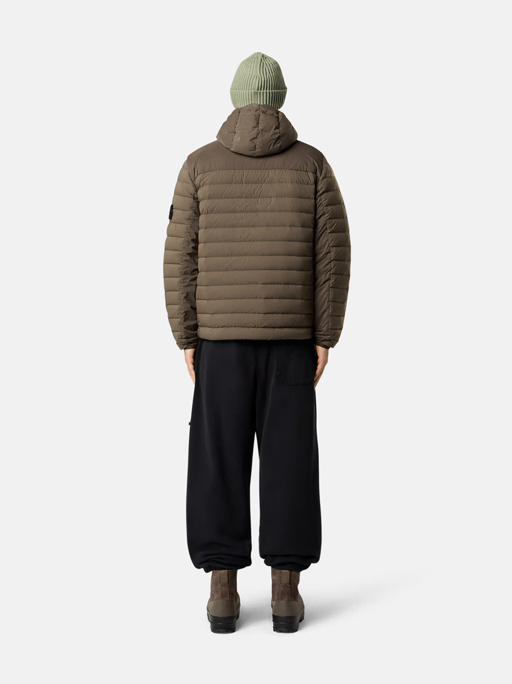 STONE ISLAND Seamless Tunnel Hooded Down Jacket