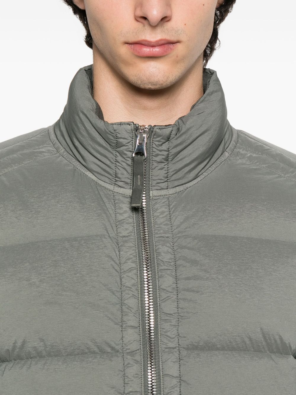 STONE ISLAND Seamless Tunnel High Collar Down Jacket for Men