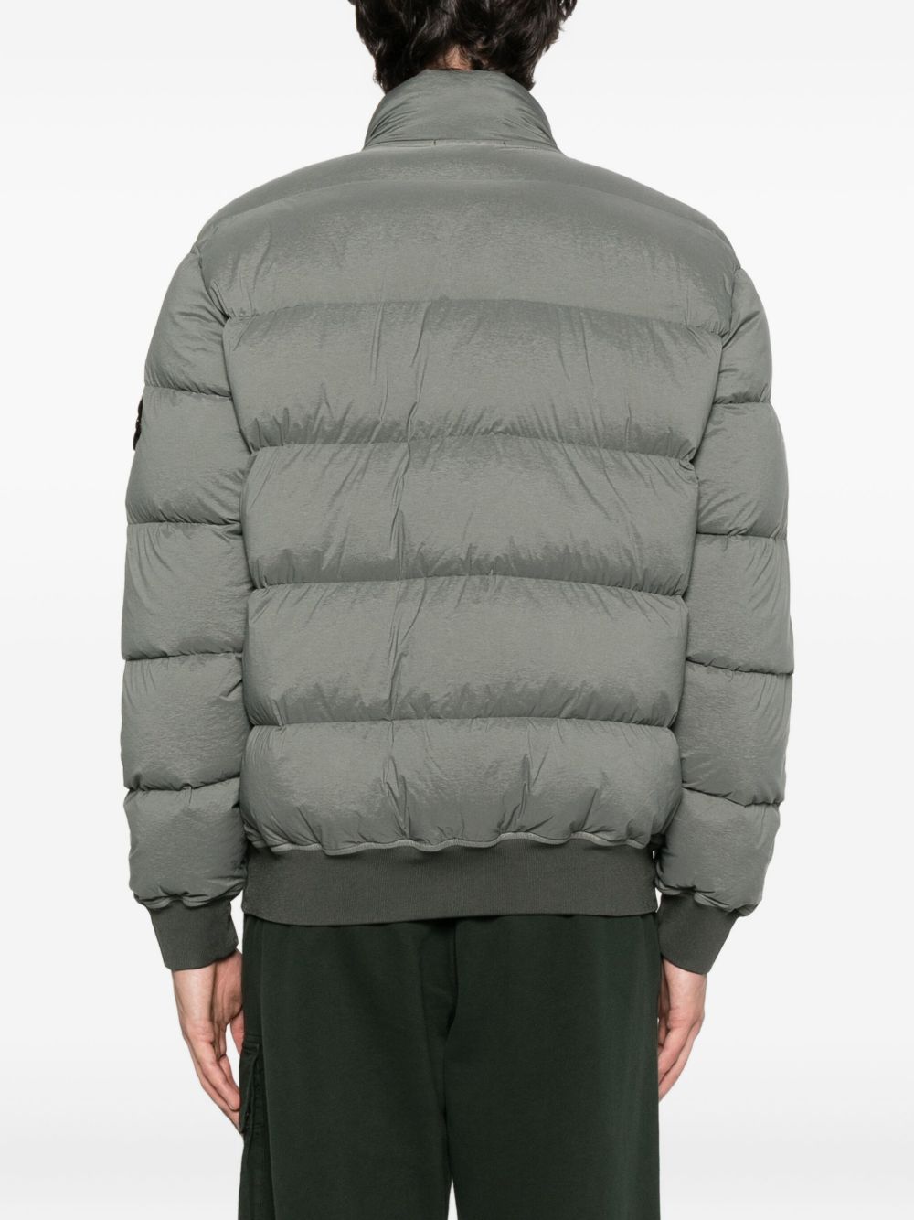 STONE ISLAND Seamless Tunnel High Collar Down Jacket for Men