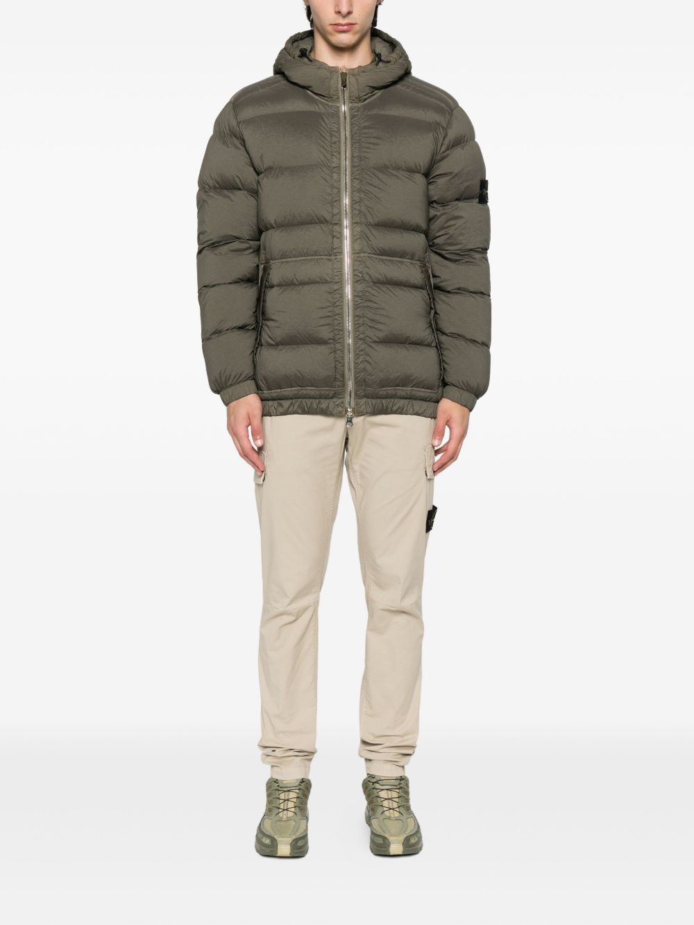 STONE ISLAND Men's Padded Mini Hooded Down Jacket