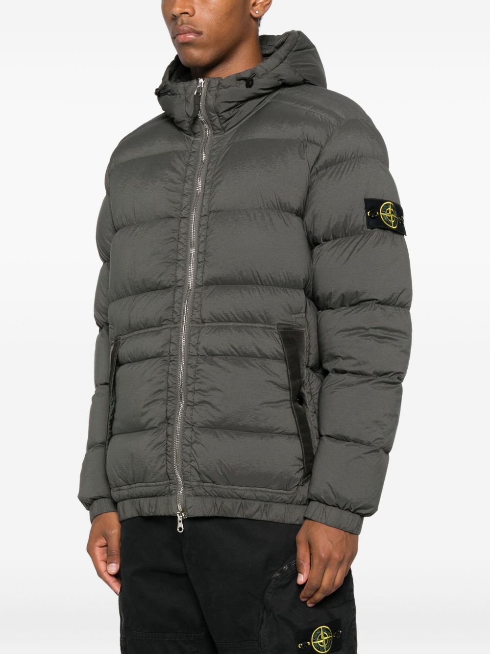 STONE ISLAND Hooded Down Jacket for Men