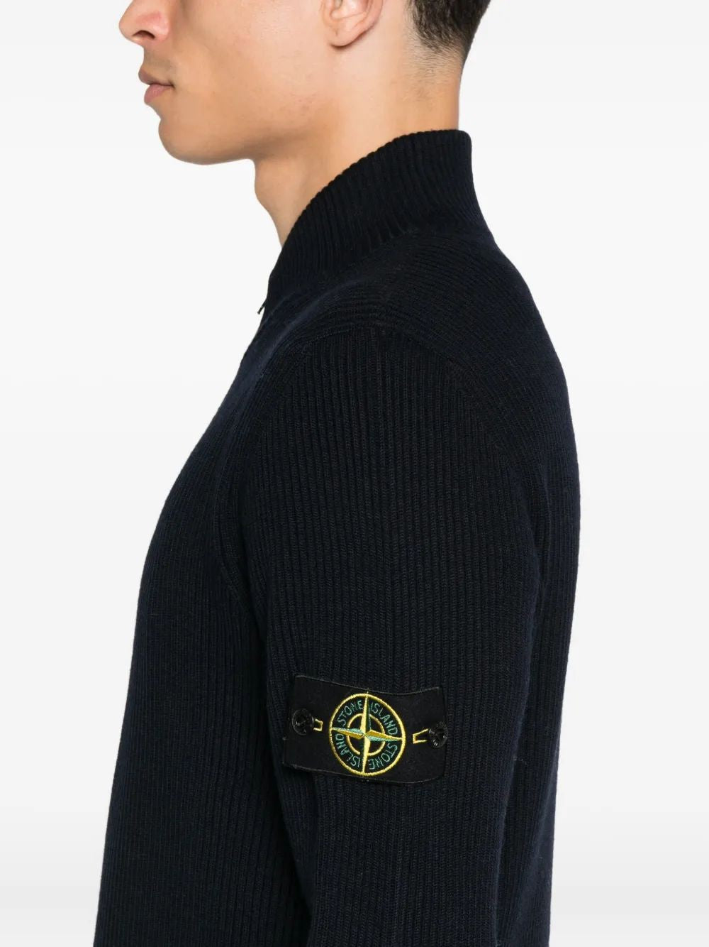 STONE ISLAND Premium Wool Cardigan for Men