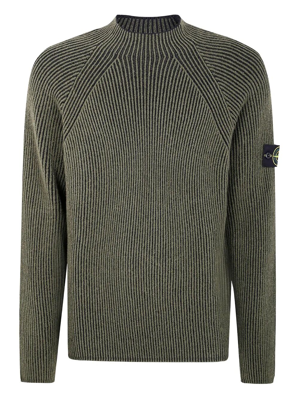 STONE ISLAND Full Rib Wool Crew Neck for Men - FW25