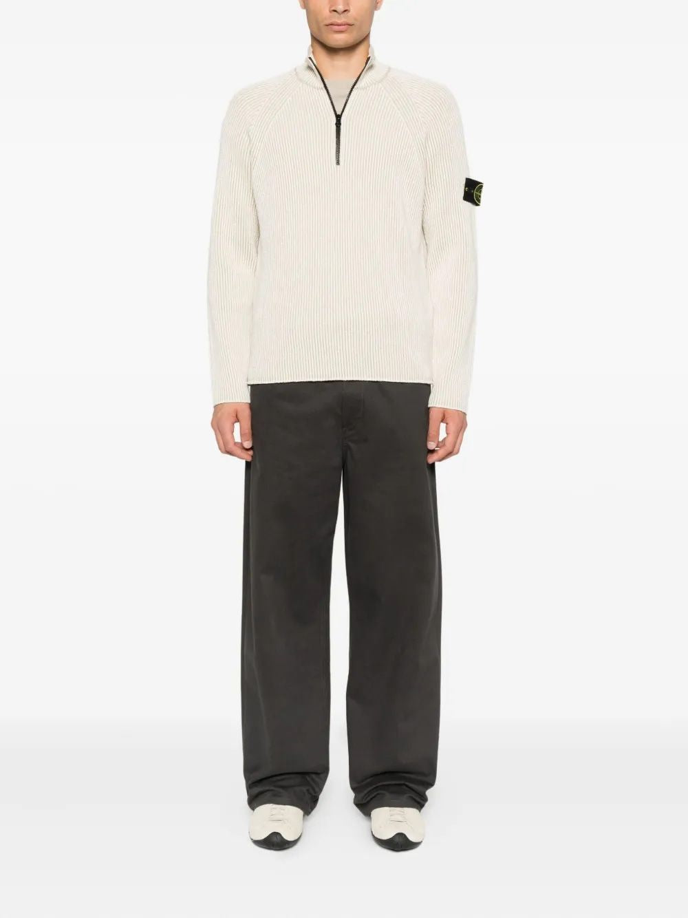 STONE ISLAND Men's Long Sleeve Polo - FW25 Collection