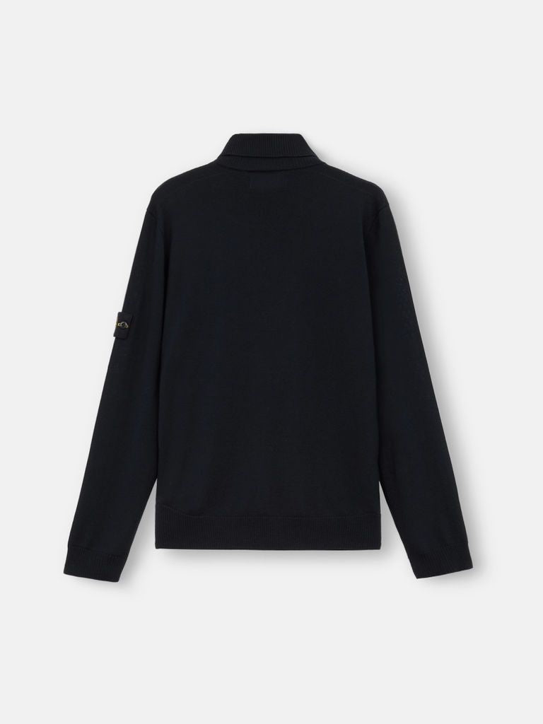 STONE ISLAND Ribbed Wool Turtleneck Sweater for Men